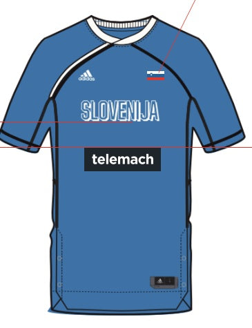 OGREVALKA Slovenia - modra NOVO TISK SLOVENIJA S DP0944