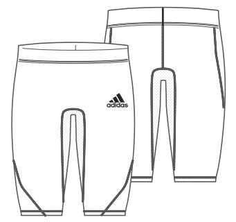 PAJKICE kratke - bele (OI TOKYO) NOVO 62 FQ6295